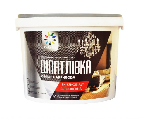 Шпаклівка COLORINA фiнiшна акрилова 1,5 кг